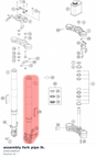 Diagram preview: assembly fork pipe lh. (93001006033)