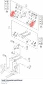 Diagram preview: Seal triangular centilever (79104082030)