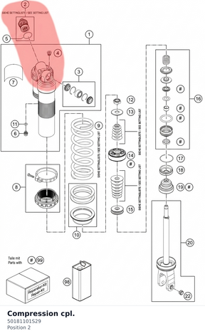 Diagram preview: Compression cpl. (50181101S29)