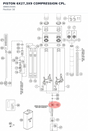 Diagram preview: PISTON 6X27,3X9 COMPRESSION CPL. (48601934S)