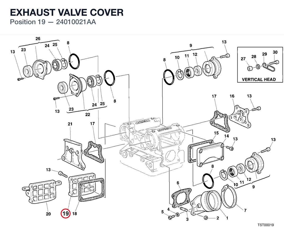 EXHAUST VALVE COVER