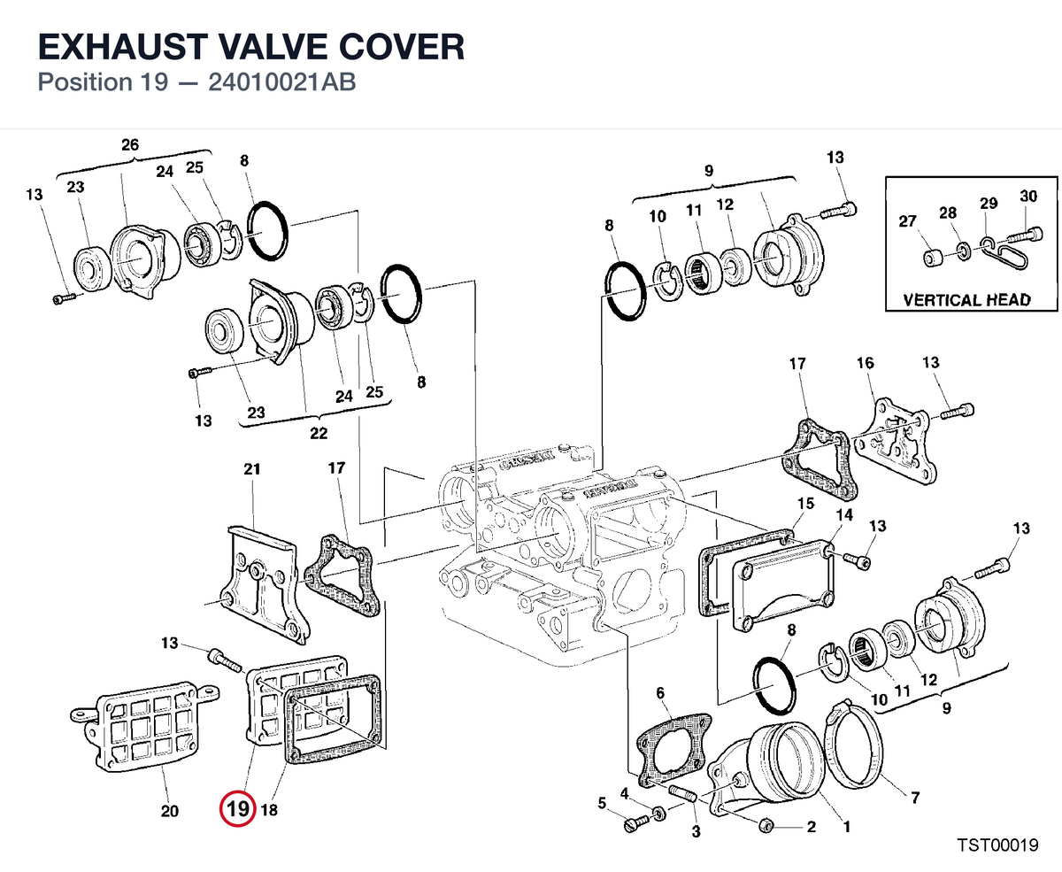 EXHAUST VALVE COVER