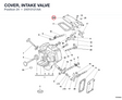 COVER, INTAKE VALVE