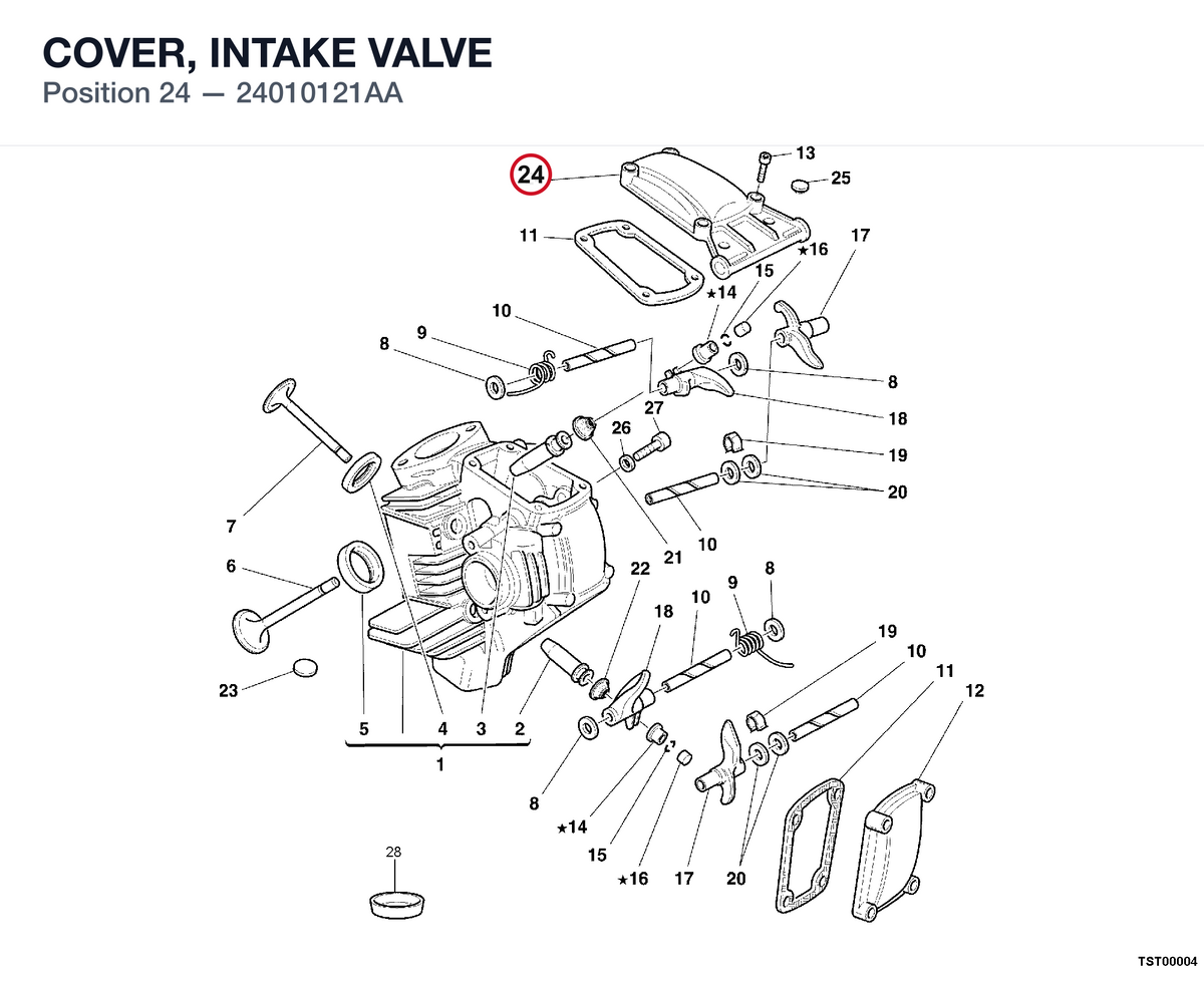 COVER, INTAKE VALVE