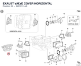 EXAUST VALVE COVER HORIZONTAL