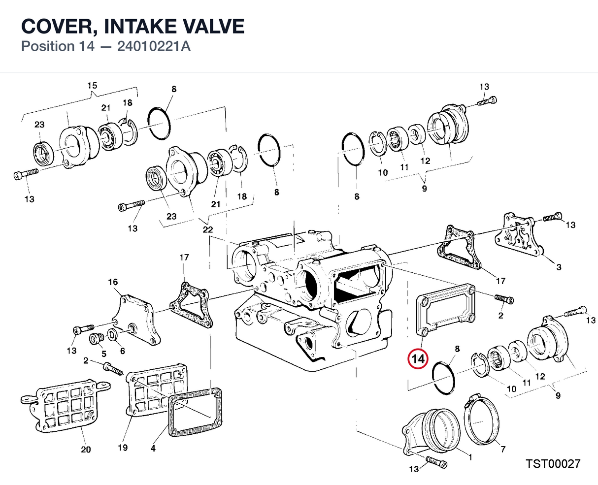 COVER, INTAKE VALVE