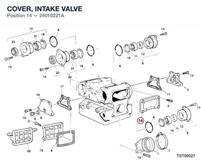COVER, INTAKE VALVE