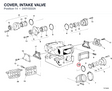 COVER, INTAKE VALVE