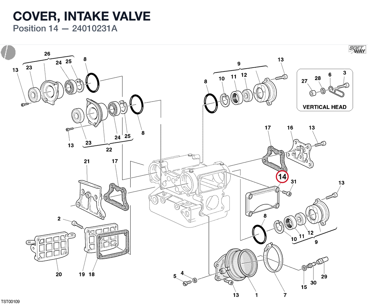 COVER, INTAKE VALVE