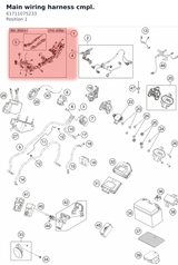 Diagram preview: Main wiring harness cmpl. (61711075233)