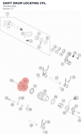 Diagram preview: SHIFT DRUM LOCATING CPL. (79234015000)