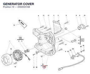 GENERATOR COVER 24220331AB diagram position