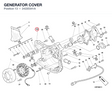 GENERATOR COVER 24220341A diagram position