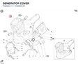 GENERATOR COVER 24220512A diagram position