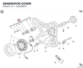 GENERATOR COVER 24220681A diagram position
