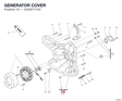GENERATOR COVER 24220771AC diagram position
