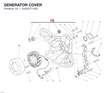 GENERATOR COVER 24220771AD diagram position