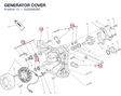 GENERATOR COVER 24220882BC diagram position