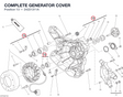 COMPLETE GENERATOR COVER 24221311A diagram position