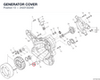 GENERATOR COVER 24221322AB diagram position