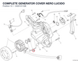 COMPLETE GENERATOR COVER NERO LUCIDO 24221411GB diagram position