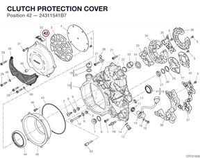 CLUTCH PROTECTION COVER 24311541B7 diagram position