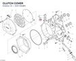 CLUTCH COVER 24311552BH diagram position