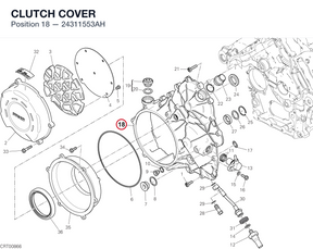CLUTCH COVER 24311553AH diagram position