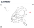 CLUTCH COVER 24320381A diagram position