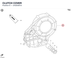 CLUTCH COVER 24320381A diagram position