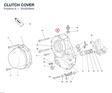 CLUTCH COVER 24320394A diagram position