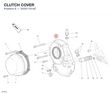 CLUTCH COVER 24321151AC diagram position