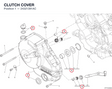 CLUTCH COVER 24321391AC diagram position