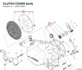 CLUTCH COVER (Unit) 24321403A diagram position