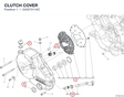 CLUTCH COVER 24321511AC diagram position