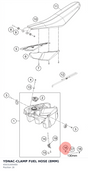 Diagram preview: YDNAC-CLAMP FUEL HOSE (8MM) (45031005000)