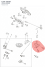 Diagram preview: Lock cover (C63507050050)