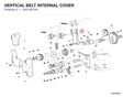 VERTICAL BELT INTERNAL COVER