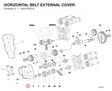 HORIZONTAL BELT EXTERNAL COVER