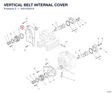 VERTICAL BELT INTERNAL COVER