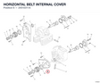 HORIZONTAL BELT INTERNAL COVER