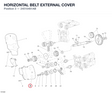 HORIZONTAL BELT EXTERNAL COVER