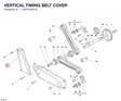 VERTICAL TIMING BELT COVER