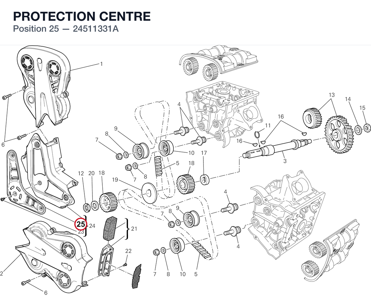 PROTECTION CENTRE 24511331A diagram position