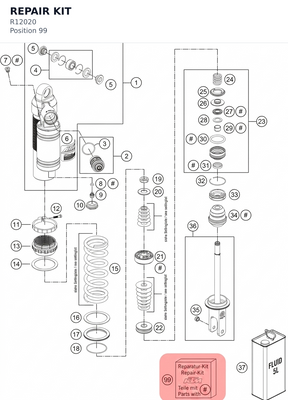 Diagram preview: REPAIR KIT (R12020)