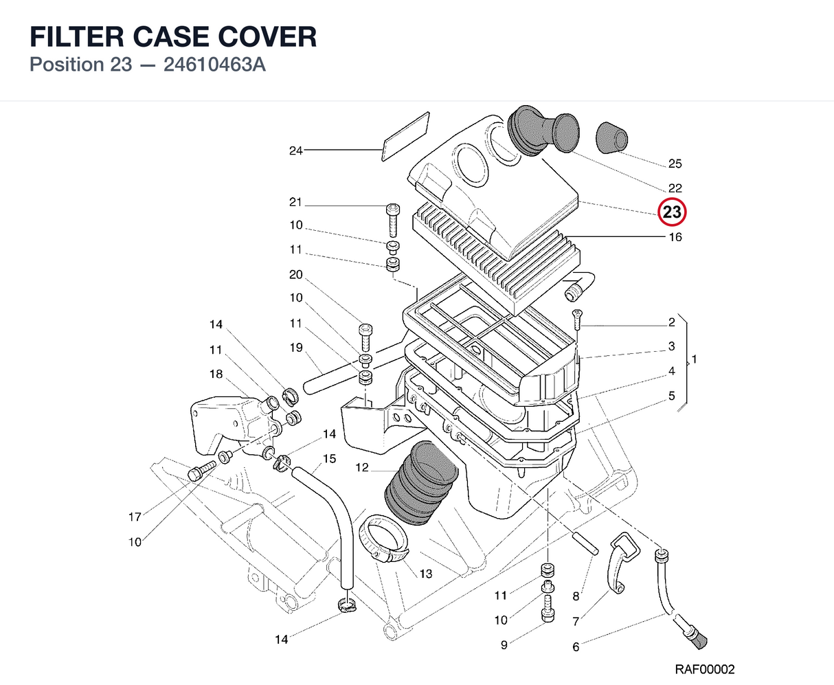 FILTER CASE COVER