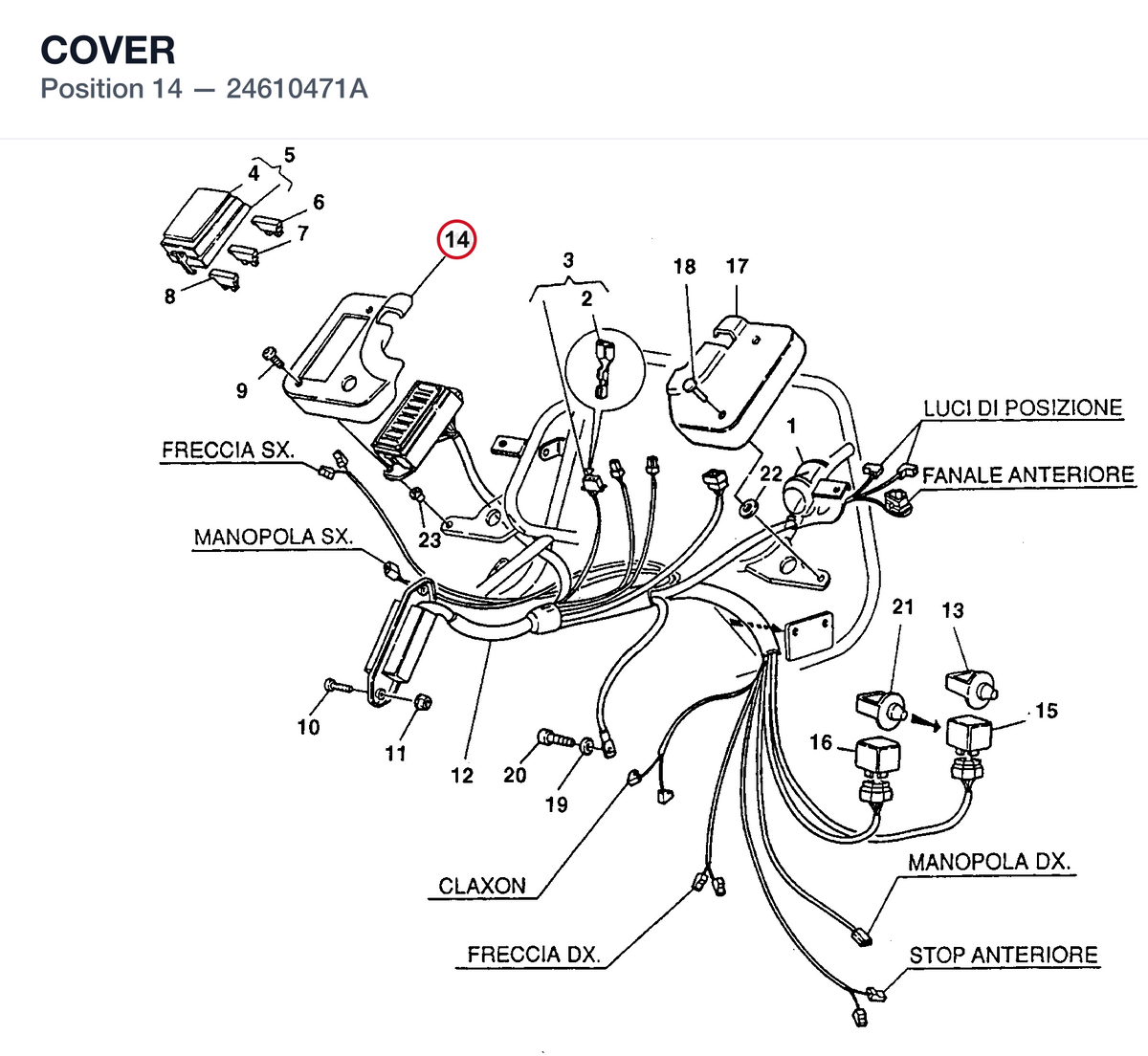 COVER 24610471A diagram position