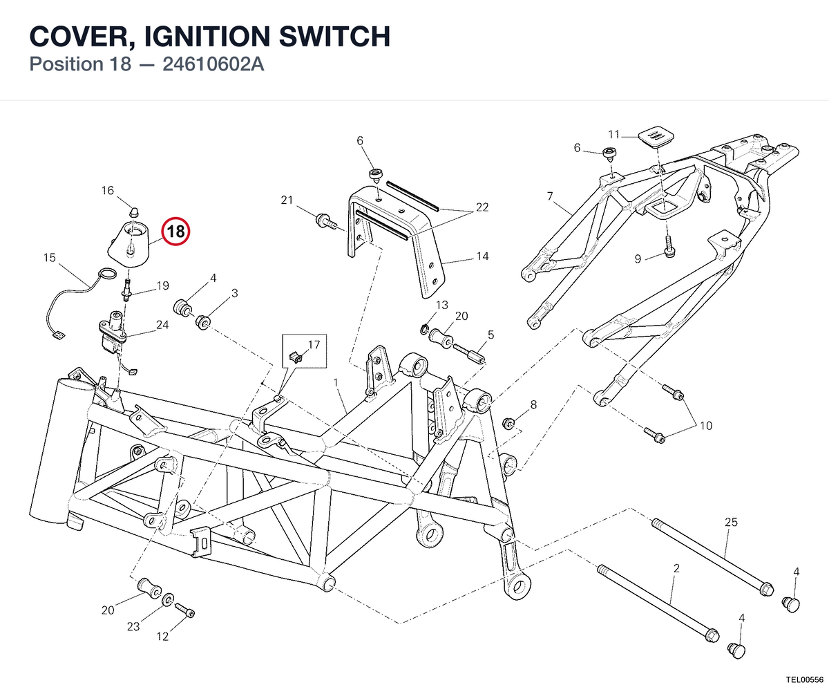 COVER, IGNITION SWITCH