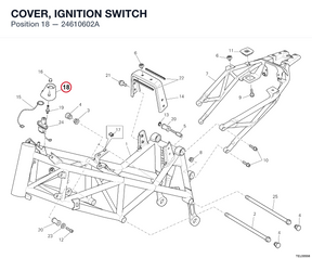 COVER, IGNITION SWITCH