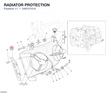 RADIATOR PROTECTION 24610741A diagram position